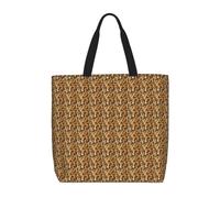 pojknbv Borsa organizer extra large con stampa Golden Retrievers, leggera, riutilizzabile, per shopping, viaggi, spiaggia