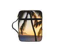 pojknbv Hawaii Sunbeams Print Bibbia Storage Bag Scripture Holder Religiosa Chiesa Accessorio Viaggio Devozionale