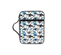 pojknbv Killer Whale Print Bibbia Storage Bag Scripture Holder Religiosa Chiesa Accessorio Viaggio Devozionale