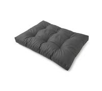 POKAR Cuscino-sedile 120x80x12cm per Divano da Giardino Impermeabile, per Bancali, Comoda Seduta, Schiuma fredda, senza Pallet, beige