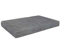 POKAR Cuscino-sedile 120x80x15cm per Divano da Giardino,fodere asportabile e lavabile, per Bancali, comoda Seduta per Interno ed Esterno, schiuma fredda, DYI - fai da te, senza Pallet, grigio
