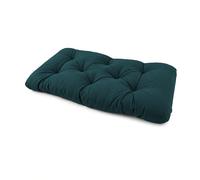 POKAR Cuscino-sedile Imbottito 120x60x12cm per Divano da Giardino, fodere asportabile e lavabile, per Bancali, comoda Seduta per Interno ed Esterno, DYI - fai da te, senza Pallet, verde scuro