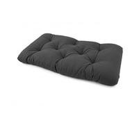POKAR Cuscino-sedile Imbottito 120x60x12cm per Divano da Giardino, fodere asportabile e lavabile, per Bancali, comoda Seduta per Interno ed Esterno, DYI - fai da te, senza Pallet, antracite
