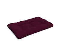 POKAR Cuscino-sedile Imbottito 120x80x12cm per Divano da Giardino, fodere asportabile e lavabile, per Bancali, comoda Seduta per Interno ed Esterno, DYI - fai da te, senza Pallet, Viola