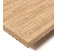 POKAR Piano da Tavolo 140x80 cm | Piano per Scrivania Spessore 25 mm | Perfetto per Scrivania Regolabile in Altezza e Tavolo da Pranzo | Resistente e Stabile | Prodotto in Europa | Quercia Craft Oro