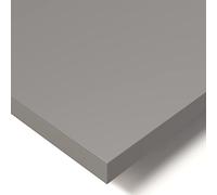 POKAR Piano da Tavolo 140x80 cm | Piano per Scrivania Spessore 25 mm | Perfetto per Scrivania Regolabile in Altezza e Tavolo da Pranzo | Resistente e Stabile | Prodotto in Europa | Grigio Scuro