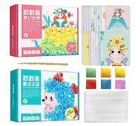 Poke Art DIY Toys,Hundred Change Dress Educational Toys,Creative Puzzle Puncture Painting,Hand-Made DIY Poke Fun Kid's Painting,Required for Birthday Beginners,Fashion Design Drawing Book (1 Set)