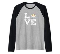 Poke Bowl Parola d'Amore Hawaii Poke Chef Maglia con Maniche Raglan