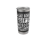 Poke Bowl va in saggezza esce per gli chef delle Hawaii Bicchiere termico in acciaio inox doppia parete