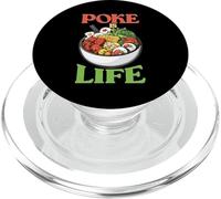 Poke Is Life Vesti di amanti del cibo di pesce crudo PopSockets PopGrip per MagSafe