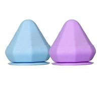 POKEAT 2Pz TPE Massaggio Cono Solido Adsorption Ball Psoas Toracic Spine Back Scapula Piede Yoga Muscle Rilascio Massaggio Apparato,G