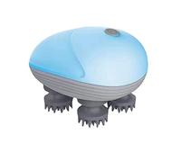POKEAT Electric Head Massager Scalp Massager Impermeabile Massaggio Corpo Cura Sanitaria Collo Spalla Deep Tissue Kneading Massage,Blu
