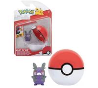Pokeball Play Figure with Pokeball of Your Choice, Pokemon | Clip N Go | Action Figures: Morpeko Carbon Vapor Mode