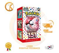 Pokemon 151 Scarler & Violet Booster Box SV2a SEALED KOREAN KOR FAST SEND