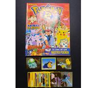 Pokemon 1999 Album Mewtwo Vs Mew The Film + 45 loose stickers Vintage