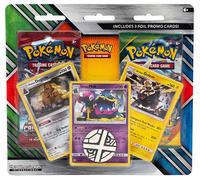 Pokemon 2 Pack Blister con moneta Alolan Muk, Alolan Dugtrio e Alolan Golem (EN)