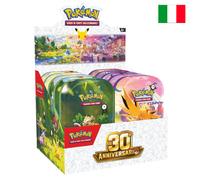 Pokémon 30° Anniversario - Mini Tin Display da 10Pz Italiano Preordine Garantito