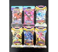 Pokemon 6 BUSTINE SLEEVED ENG Origine Perduta Regno Glaciale Lucentezza Siderale