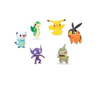 Pokémon, 6 personaggi da battaglia di Sableye, Axew, Snivy, Tepig, Oshawott, Pikachu, serie 6, personaggi