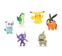 Pokémon, 6 personaggi da battaglia di Sableye, Axew, Snivy, Tepig, Oshawott, Pikachu, serie 6, personaggi