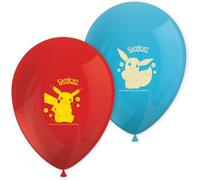 Pokèmon - 8 Pezzi Palloncini Lattice 30 cm Pikachu Decorazione Festa Compleanno bambini e ragazzi