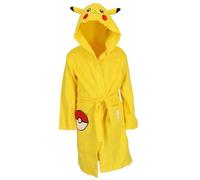 Pokemon - Accappatoio da bagno Pikachu - 100% Cotone - 300 GSM - Giallo, giallo, 2 - 4 anni
