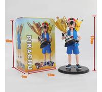 Pokémon Action Figure Ash Ketchum Pikachu Champion 20cm Anime Figure Collection
