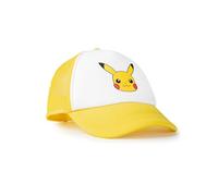 Pokémon Adjustable Curved Peak cap Options| Classic Summer Mesh Back Hat | Casual Wear Sun Protection | Snap Closure | Official Merchandise for Kids & Young Fans