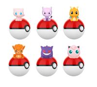 Pokemon Anime Action Figures Mewtwo Gengar Jigglypuff Vulpix Mini Doll Originale Genuino Modello Ornamento Giocattolo Regalo Di Compleanno