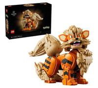 LEGO Pokémon Arcanine - Action Figure da Costruire per Adulti - Kit di Modellismo con Coda, Zampe e Testa Snodabili - Decorazione Stanza da Gaming Fai da Te - Idea Regalo per Gamer da Collezione 72160