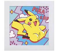 Pokemon | Arte diamante Pikachu | Con cornice | 15+ anni | Design 5