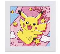 Pokemon | Arte diamante Pikachu | Con cornice | 15+ anni | Design 8