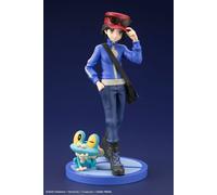 Pokémon Artfxj Statua 1/8 Calem & Froakie 20 Cm Kotobukiya
