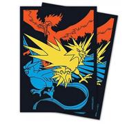 Pokemon Articuno Zapdos Moltres - Custodie per carte di credito, motivo: Hidden Fates Elite, confezione da 65 pezzi