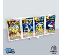Pokemon Artset SCINTILLE FOLGORANTI x4 bustine Italiane + custodia di protezione