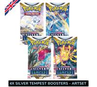Pokemon ARTSET SILVER TEMPEST BUSTINE Tempesta Argentata Lugia Vulpix Non Pesate