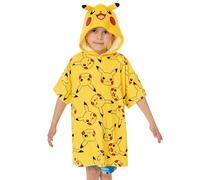Pokemon Asciugamano con Cappuccio Pikachu Bambini (NS7458)