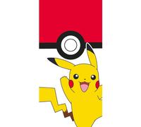 Pokemon Asciugamano Mare 100% Cotone Multicolore Pokeball Bambini 140x70cm New
