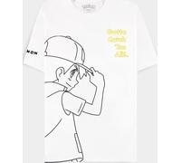 Pokemon: Ash White (T-Shirt Unisex Tg. M) -