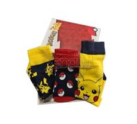 Pokemon Assortiti Pack 3 Calzini Adulto Nintendo