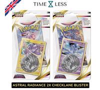 Pokemon ASTRAL RADIANCE 2X BLISTER Lucentezza Siderale Toxel Oricorio Checklane