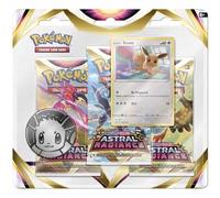 Pokémon Astral Radiance 3 Pack Booster Blister Trading Card Game TCG Juegos de Cartas, Multicolor (51281)