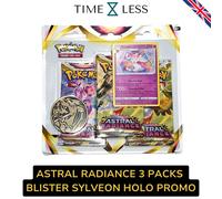 Pokemon ASTRAL RADIANCE BLISTER SYLVEON PROMO Lucentezza Siderale Charizard Coin