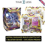 Pokemon ASTRAL RADIANCE BUILD & BATTLE KIT + 2 BLISTER Eevee Sylveon Lucentezza