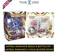 Pokemon ASTRAL RADIANCE BUILD & BATTLE KIT + BLISTER EEVEE Lucentezza Siderale