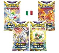 POKEMON ASTRI LUCENTI - 4 BUSTE / BOOSTER - ARTSET COMPLETO - ITA -