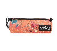 POKÉMON - Astuccio per Matite Junior, Design Charmander, Arancione, con Cerniera, Cilindrico (CyP Brands)