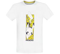 Pokemon Attack! Maglietta da Uomo, Colore Bianco, M, 100% Cotone, Regolare