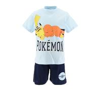 Pokémon Bambino Pigiama Corto (Blu,10 Anni)