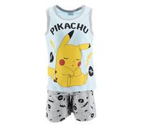 Pokémon Bambino Pigiama Corto (Blu,4 Anni)